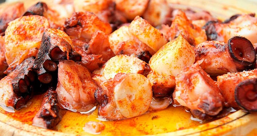Pulpo a la gallega tradicional